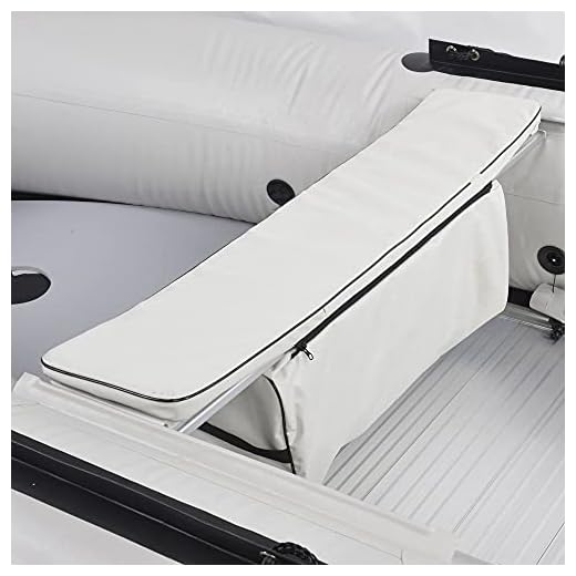Nemaxx Bolsa De Asiento Profesional De 87 Cm Con Acolchado Para Botes Inflables De 330 Cm, Cojín Para Asiento De Barco, Acolchado Con Bolsa, Extrasuave, Bolsillo Para Botes Hinchables, Bolsa De