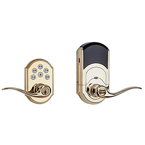 Black Friday - 80% OFF Kwikset 99120-039 SmartCode 912 Z-Wave Plus Leverset, Polished Brass