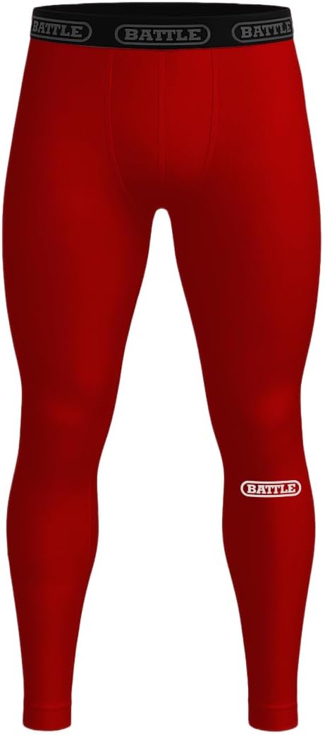 Battle Sports Full Length Compression Tights, Athletic Training Bodybuilding