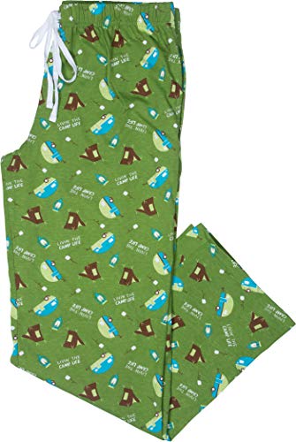 Pavilion Gift Company Camp Life-M Green Unisex Lounge Pants3