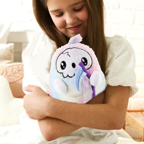 Almohada de peluche fantasma para Halloween lavable 6