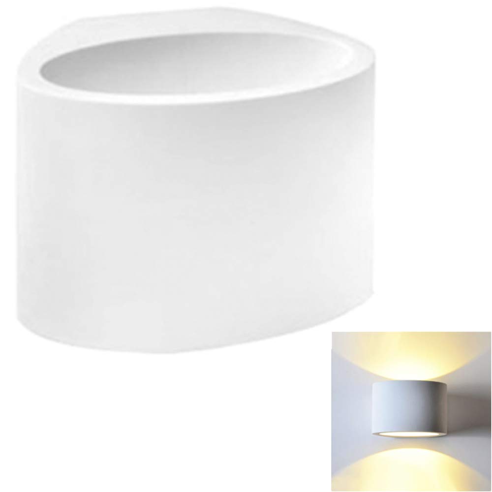 Applique Gesso Plafoniera GS-5020 Attacco G9 Da Parete Doppia Emissione Di Luce