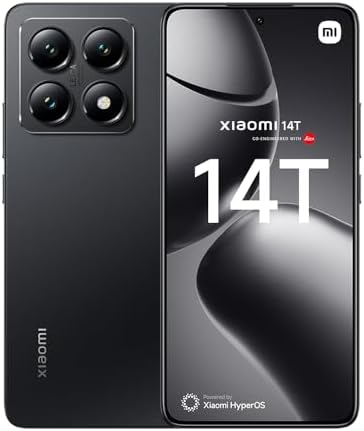 Xiaomi 14T Ai 5G (512/12GB) Global ROM Unlocked Worldwide (for Tmobile Mint Tello Global) 50MP Triple Pro Leica Camera 6.67" 144Mhz (Titan Black)