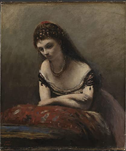Cuadro en lienzo de la obra de Corot, pintura clásica de 60x90cm ideal para decorar tu oficina.