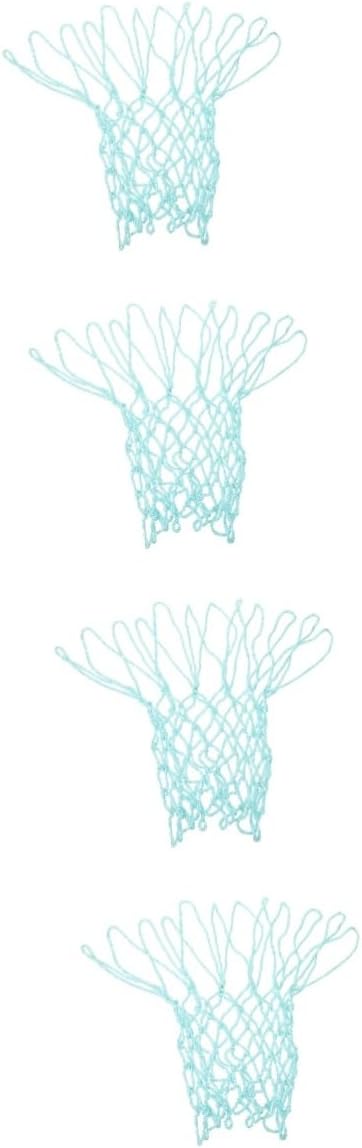 Milisten Basketball Frame Net Heavy Duty Basketball Goal Net Glow The Dark for Training Recreation and Use