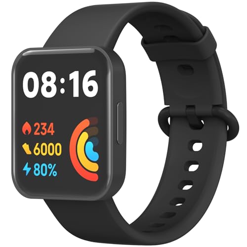 Mugust Correa para Xiaomi Mi Watch 2 Lite/Redmi Watch 2 Lite Mujer Hombre,Silicona Coloridos Recambio Suave Pulseras de Repuesto para Redmi Watch 2 Lite/Xiaomi Mi Watch 2 Lite(Negro)