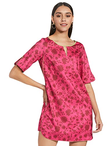 Image of RIVER Women's 97% Polyester, 3% Lycra RS2NJDR325B Above The Knee Casual Dress