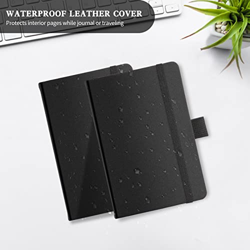 Lmtnnb 3 Pack Pocket Notebook Journals, 3.7”X 5.5” Cute Small Notebook, Total 480 Pages, A6 Mini Leather Notepad Bulk Hardcover, 100Gsm Premium Thick Paper, College Ruled, For Office School Supplies #TOP4
