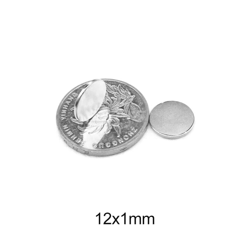 20~500pcs 12x1 Thin Circular 12mmx1mm Neodymium Disc 12x1mm Permanent NdFeB 12 * 1 Small Magnet(200PCS)