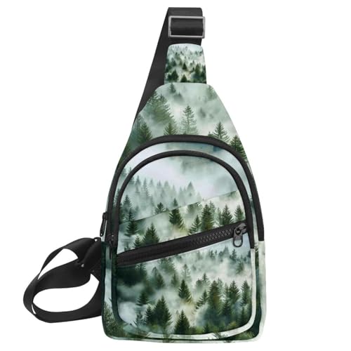 Bandolera para mujeres y hombres bolsa cruzada multicolor 30cm