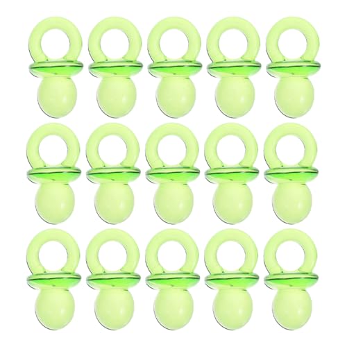 HEMOTON 50pcs Miniature Pacifiers Shower Decorations Sage Shower Favors Girl Decor