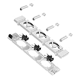 Distribución óptima de ventiladores de radiador y 3 ventiladores turbo DDT-50-70. Calefacción más eficiente, ahorro de energía y ahorro de energía