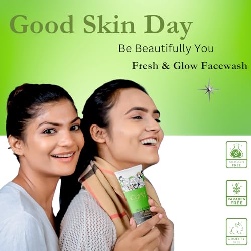 Image of Caryl Cream Base Charcoal Face Wash | Winter Special Deep Cleanser for Oil & Dirt Removal | Skin Purifying Face Wash Fresh & Glow Combo | Suitable for All Skin Types Men and Women