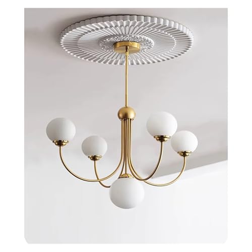 Lampe suspendue design nordique or pour sublimer la chambre à coucher