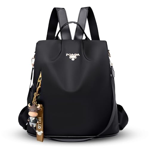 SAGATUS Bolso Mujer I Mochila Antirrobo Mujer I Color Negro I Cremalleras Ocultas y bolsillo trasero I Impermeable y Ligera I Diseño casual para diario o viaje I Compartimientos organizados SAGATUS Bolso Mujer I Mochila Antirrobo Mujer I Color Negro I Cremalleras Ocultas y bolsillo trasero I Impermeable y Ligera I Diseño casual para diario o viaje I Compartimientos organizados