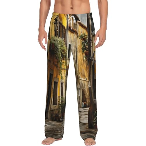 Pantalon de pyjama en flanelle homme contre le froid à la maison