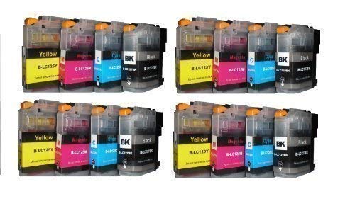 Cartouches d'encre Brother LC-123 LC-127 avec puce libre choix de couleurs x16