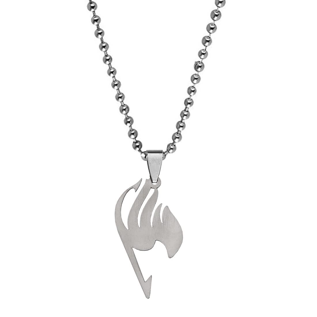 Personalised Anime Fairy Tail Symbol Bikers Jewelry Silver Stainless Steel Pendant Necklace Chain For Men And Women LC248-image-28