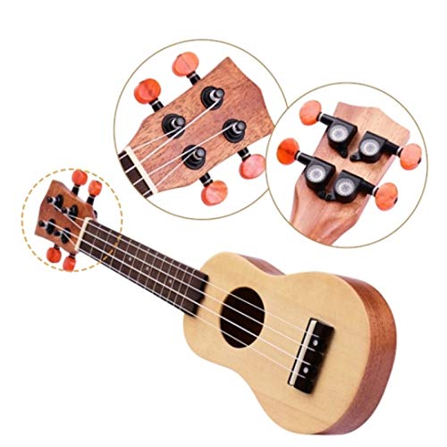 Ukulélé de 43,2 cm de poche portable pour guitare à 4 cordes en épicéa avec sac de transport pour pratique en classe… - Les Beatles, Paul McCartney, John Lennon, RIngo Starr, George Harrison Ukulélé de 43,2 cm de poche portable pour guitare à 4 cordes en épicéa avec sac de transport pour pratique en classe… – Image 4