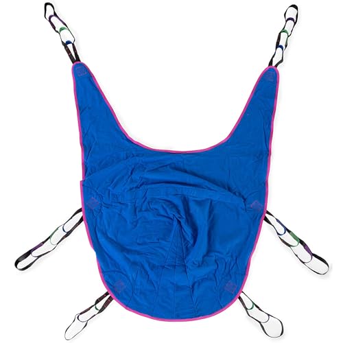 Medacure Divided Leg Patient Lift Sling Large, Universal Compatibility - Bariatric Polyester Transfer U Sling for Hoyer, ProHeal, Invacare, Drive, and Other Patient Lifters - 40.6" L x 41" W by Medacure - Used condition - US$31.31