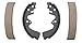 ACDelco Gold 17535B Bonded Rear Drum Brake Shoe Set
