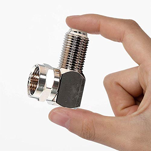 Coaxial Type F Female To Male Right Angle Adapter #TOP3