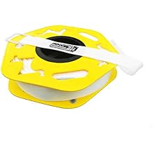 Soccer Innovations Field Marking Tape with Anchors, 40-Yard Length,White/Yellow