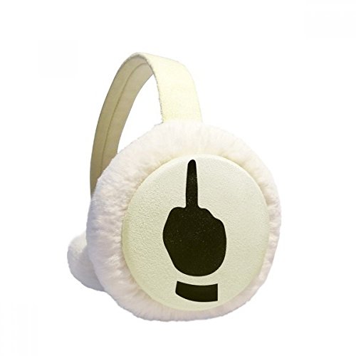 Orejeras de invierno de regalo original con divertido diseño de dedo