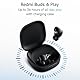 Redmi Buds 6 Play - In-Ear Kopfhörer, 36h Akkulaufzeit, 10mm Dynamik-Treiber mit 4 EQ-Einstellungen, AI-Geräuschunterdrückung für Anrufe, Bluetooth 5.4, Schnellladen für 3h Musik in 10 Minuten,White