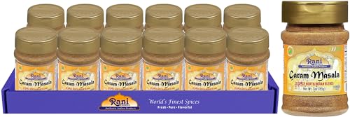 Rani Garam Masala Indian 11-Spice Blend 3oz (85g) PET Jar, Pack of 12 ~ All Natural, Salt-Free | Vegan | No Colors | Gluten Friendly | NON-GMO | Kosher | Indian Origin
