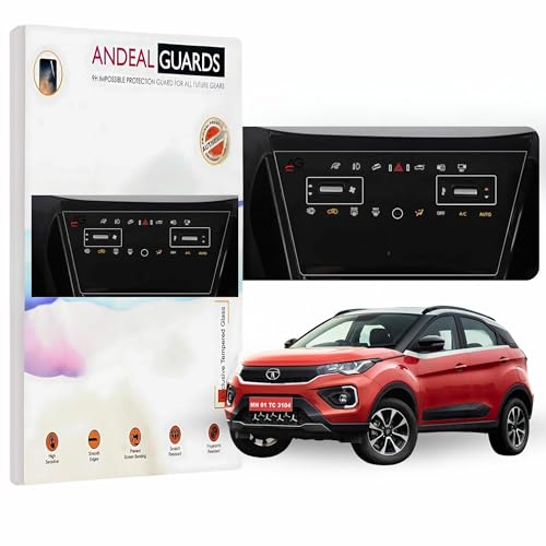 Image of AC PANEL Screen Guard For TATA NEXON 2023 FACELIFT | Anti Scratch | Water & Fingerprint Resistant AC Console Protector [Not Tempered Glass]
