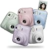 Cámara instantánea Fujifilm Instax Mini 12 + paquete de accesorios MiniMate y estuche personalizado compatible + paquete de valor de película Fuji Instax (50 hojas) álbum de fotos diseñador Flamingo (verde menta) 6