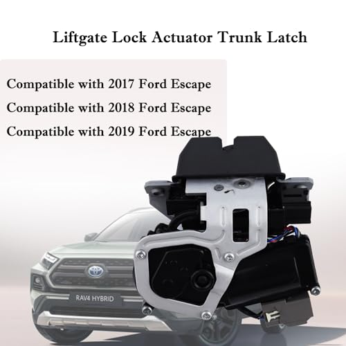 Image of GJ5Z-7443150 Liftgate Hatch Lock Latch Actuator Compatible for Ford Escape 2017-2019 Rear Lift Gate Lock Motor DS7Z-7443150-B