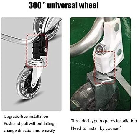 Einkaufstrolley Faltbarer Einkaufswagen Einkaufstrolley, Zusammenklappbarer, Leichter, Treppensteigender Einkaufswagen… – Bild 7