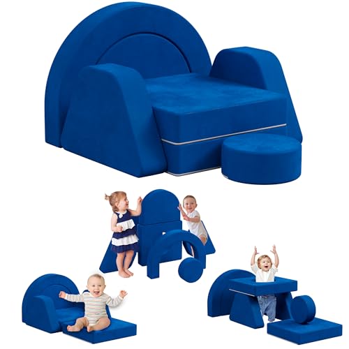 7-Piece Modular Kids Play Sofa Set