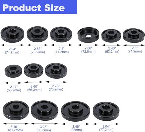 BOOMSTART 23 tlg Radlager Abzieher Werkzeug Radlagerabzieher Radlagerwerkzeug Montage Demontage Satz für KFZ Ein- und Ausbau von Radlagern