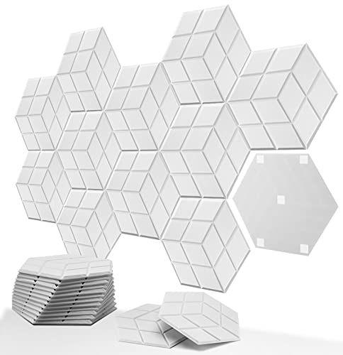 Soundsbay Paneles Acústicos Autoadhesivos 12 piezas 35x30x0.9 cm Espuma Insonorizacion Acustica para reducir el ruido interior en estudio/oficina Cover