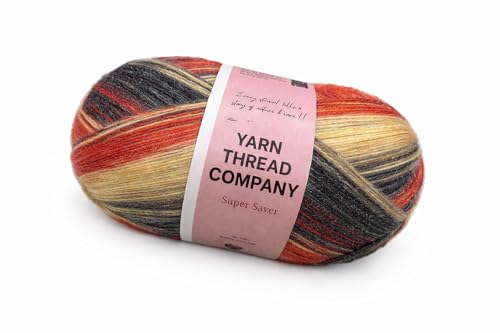 Image of 3 Ply Knitting Wool Yarn, Supersoft Hand Knitting Wool for Craft, Crochet, Amigurumi, Embroidery (Shade c)
