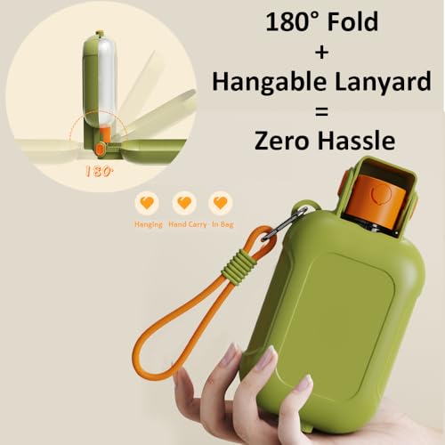 Coogime NEU 2 in 1 Hunde Trinkflasche für unterwegs- Mit 460ml Wasserflaseche und Futternapf für Hund und Katze, Hunde Tinkflasche to go, Wassernapf Hund unterwegs, Reisenapf Katze (Green, 460 ML)