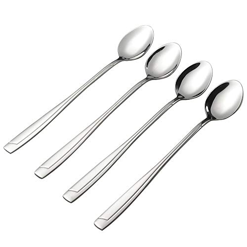 Cand Stainless Steel Ice Tea Spoons, Long Handle Ice Cream Spoon(Set Of 16) #TOP24
