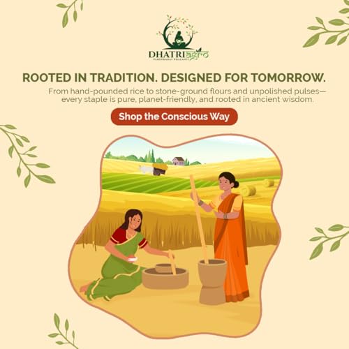 Image of Dhatri Agro Moong Dal Flour 1 KG | Yellow Mung Bean Atta | Naturally Gluten Free, High-Fibre | Instant Cheela Dosa Mix | High Protein Breakfast | Single-origin Marathwada Moong