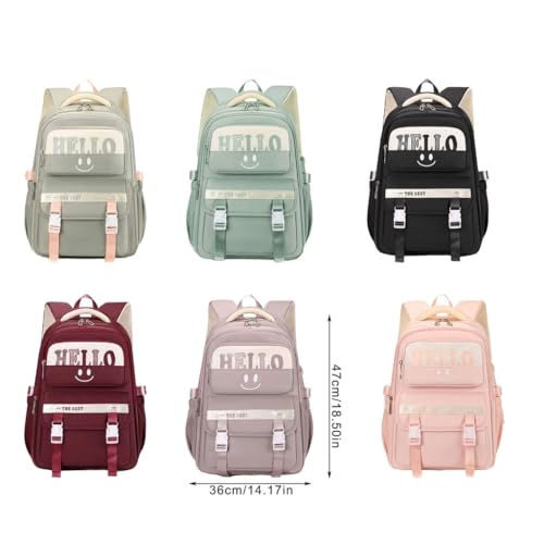 Mochila informal para adolescentes de moda con estampado bohemio en color gris 3