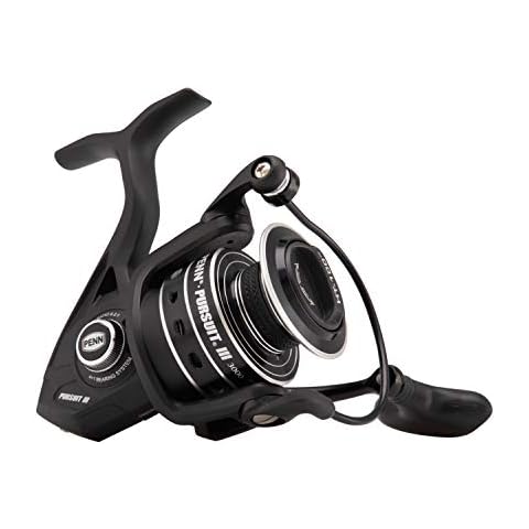 Carrete de pesca Penn Pursuit III 4000 Spinning, Tamaño Único, Negro Cover
