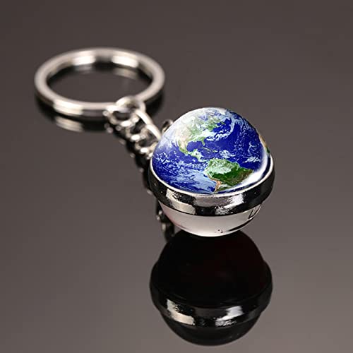 Chaveiros Creative Planet, Chaveiro 3D Planeta Luminoso, Chaveiro Brilhante no Escuro Chaveiro Globo