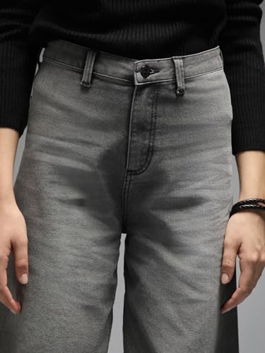 Image of HIGH Star Women's Straight Fit Mid Rise Jeans