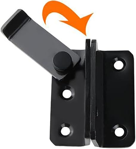 Miniatura 2 de Cerradura de puerta corrediza de granero, pestillos de puerta de acero inoxidable, pestillo de seguridad para gabinete de vino, baño, exterior,