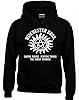 Crown Designs Winchester Brothers Horror Teen Fiction TV Show Inspired Gift Unisex Hoodies for Men, Women & Teenagers - Black/Medium #1