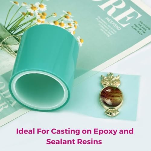 Image of Oytra UV Resin Tape Set of 2 for Jewelry Making Art Materials Sticky Seamless Traceless Adhesive DIY Craft Tools for Bezel Pendant Necklace Jewellery for Beginners Artists Professionals