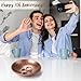 Urllinz 7 Year Anniversary Copper Gifts for Him Her - 7th Anniversary Jewelry Tray for Men Women Wife Husband Couple, Ring Holder Dish & Card & Gift Box, 4