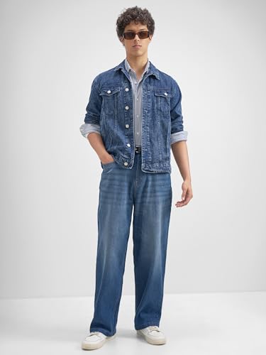 Image of Highlander Men's Straight Relaxed Fit Jeans | Stretchable | Everyday Comfort & Style| Jeans for Man|Premium Cotton Blend